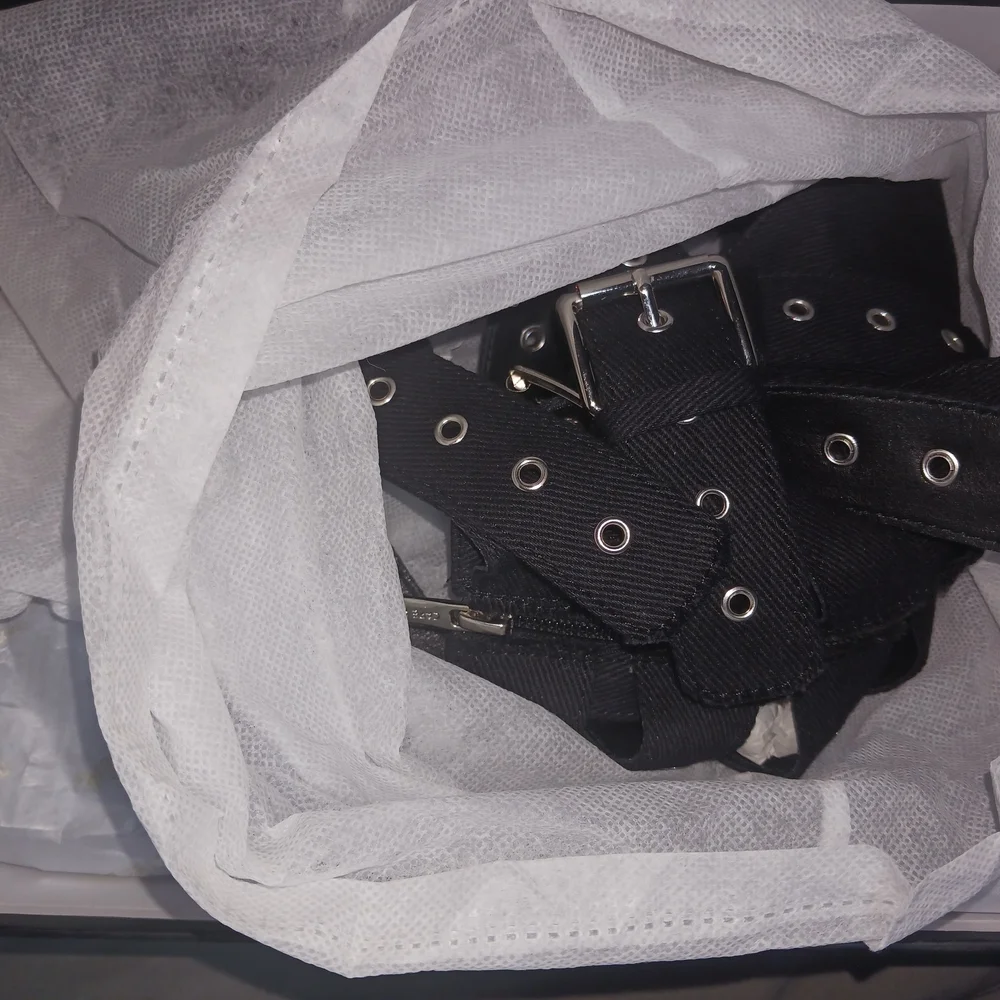 Cape Robbin Black Buckle Strap Sandals - Picture 4 of 4